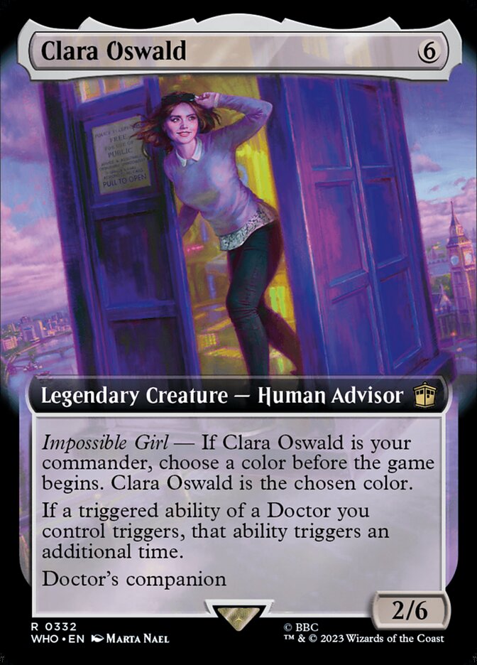 Clara Oswald (Extended Art) [Doctor Who] | Grognard Games