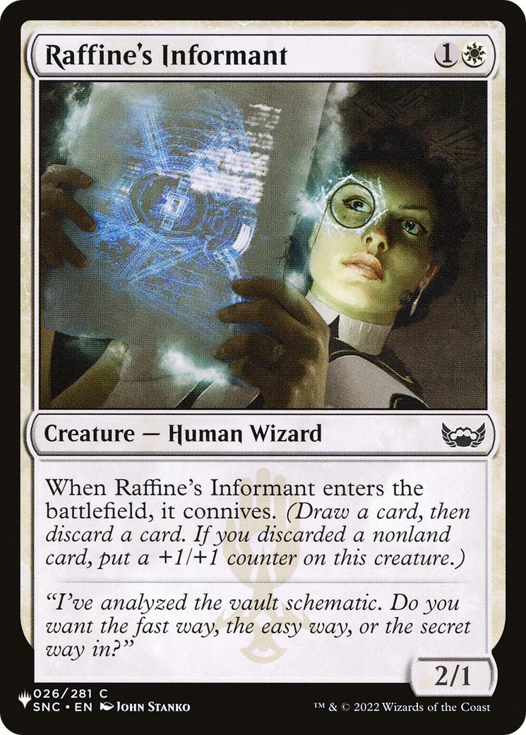Raffine's Informant [The List] | Grognard Games