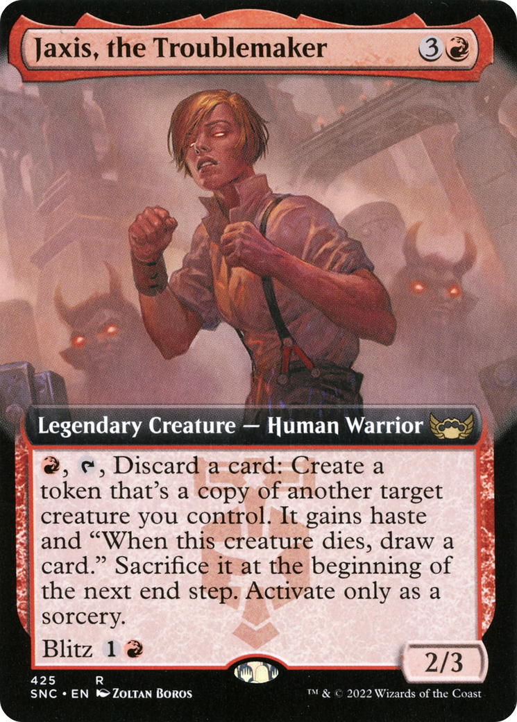 Jaxis, the Troublemaker (Extended Art) [Streets of New Capenna] | Grognard Games