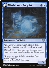 Mischievous Catgeist // Catlike Curiosity [Innistrad: Crimson Vow] | Grognard Games