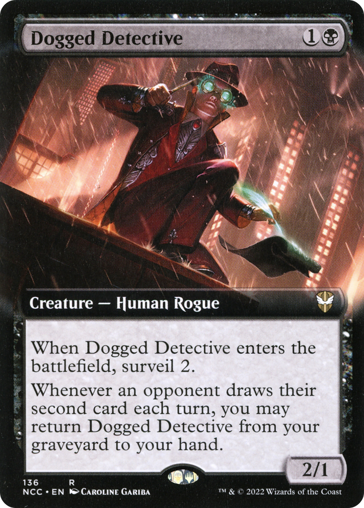 Dogged Detective (Extended Art) [Streets of New Capenna Commander] | Grognard Games