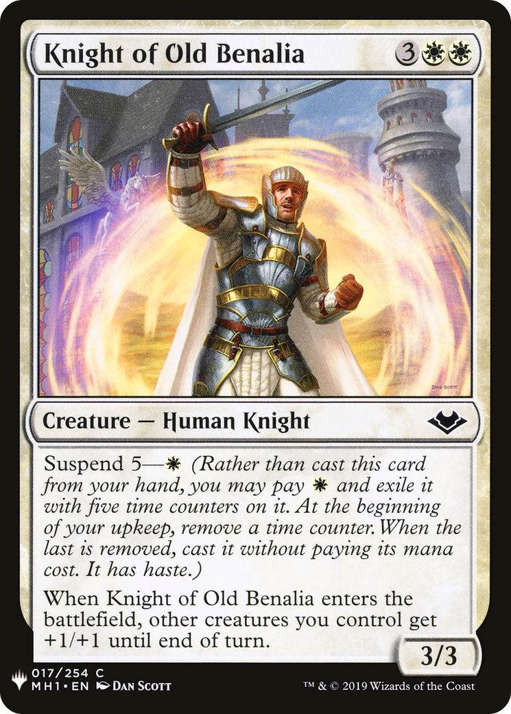 Knight of Old Benalia [Mystery Booster] | Grognard Games