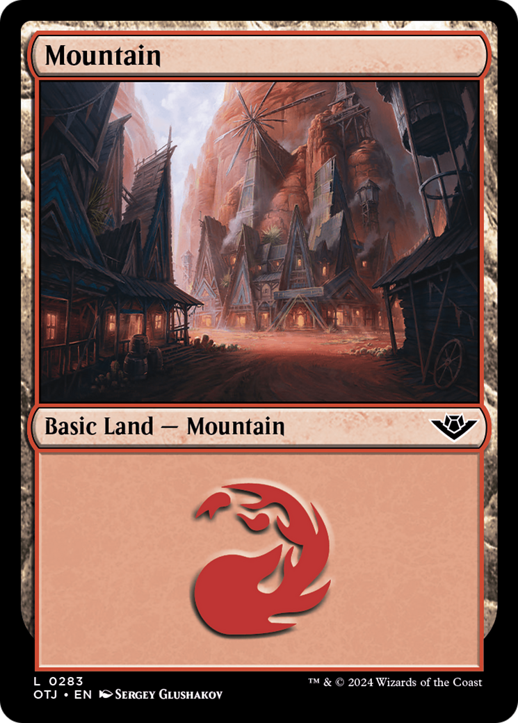 Mountain (0283) [Outlaws of Thunder Junction] | Grognard Games