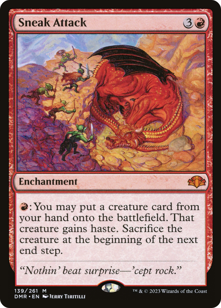 Sneak Attack [Dominaria Remastered] | Grognard Games