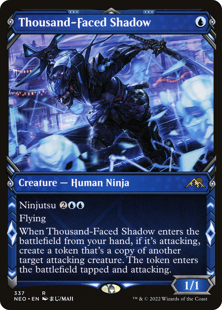 Thousand-Faced Shadow (Showcase Ninja) [Kamigawa: Neon Dynasty] | Grognard Games