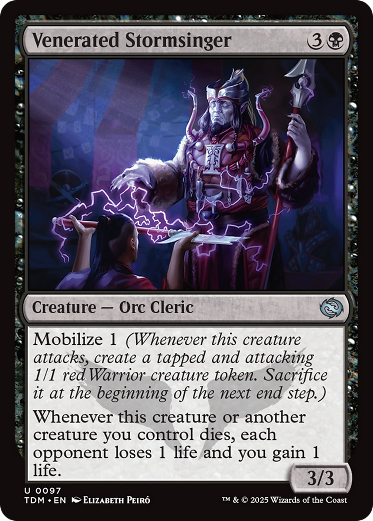 Venerated Stormsinger [Tarkir: Dragonstorm] | Grognard Games
