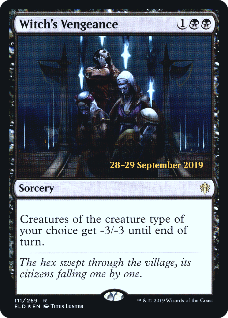 Witch's Vengeance  [Throne of Eldraine Prerelease Promos] | Grognard Games