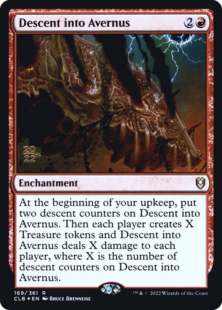 Descent into Avernus [Commander Legends: Battle for Baldur's Gate Prerelease Promos] | Grognard Games