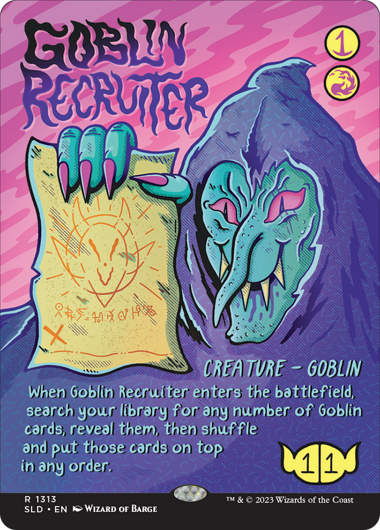 Goblin Recruiter (Rainbow Foil) [Secret Lair Drop Series] | Grognard Games