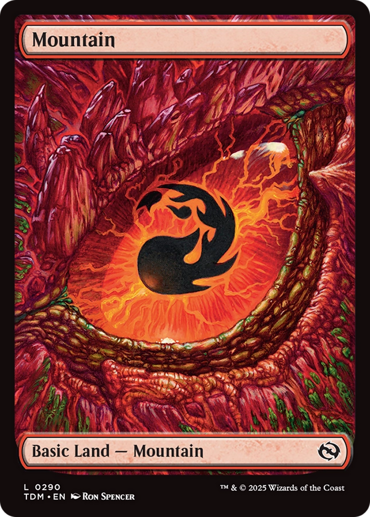 Mountain (0290) [Tarkir: Dragonstorm] | Grognard Games
