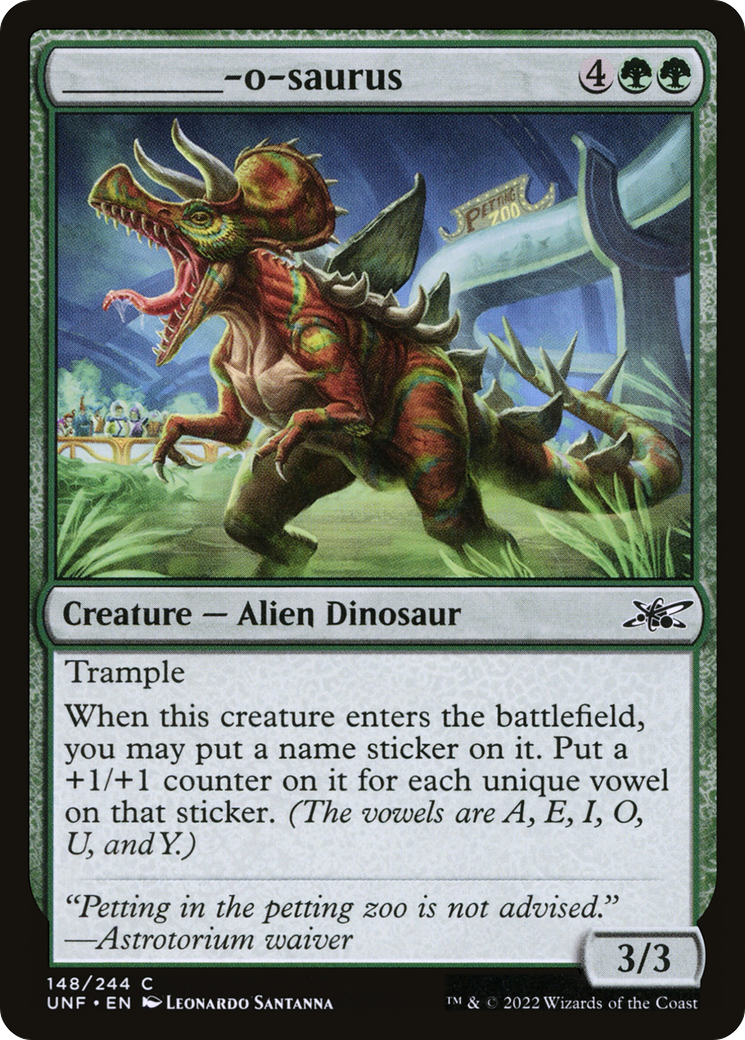 _____-o-saurus [Unfinity] | Grognard Games