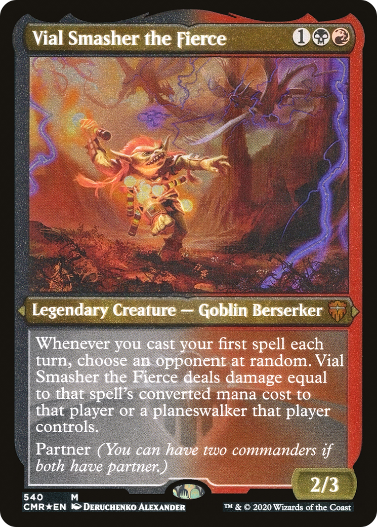 Vial Smasher the Fierce (Etched) [Commander Legends] | Grognard Games