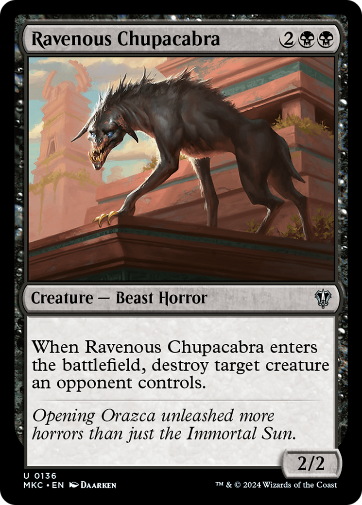 Ravenous Chupacabra [Murders at Karlov Manor Commander] | Grognard Games