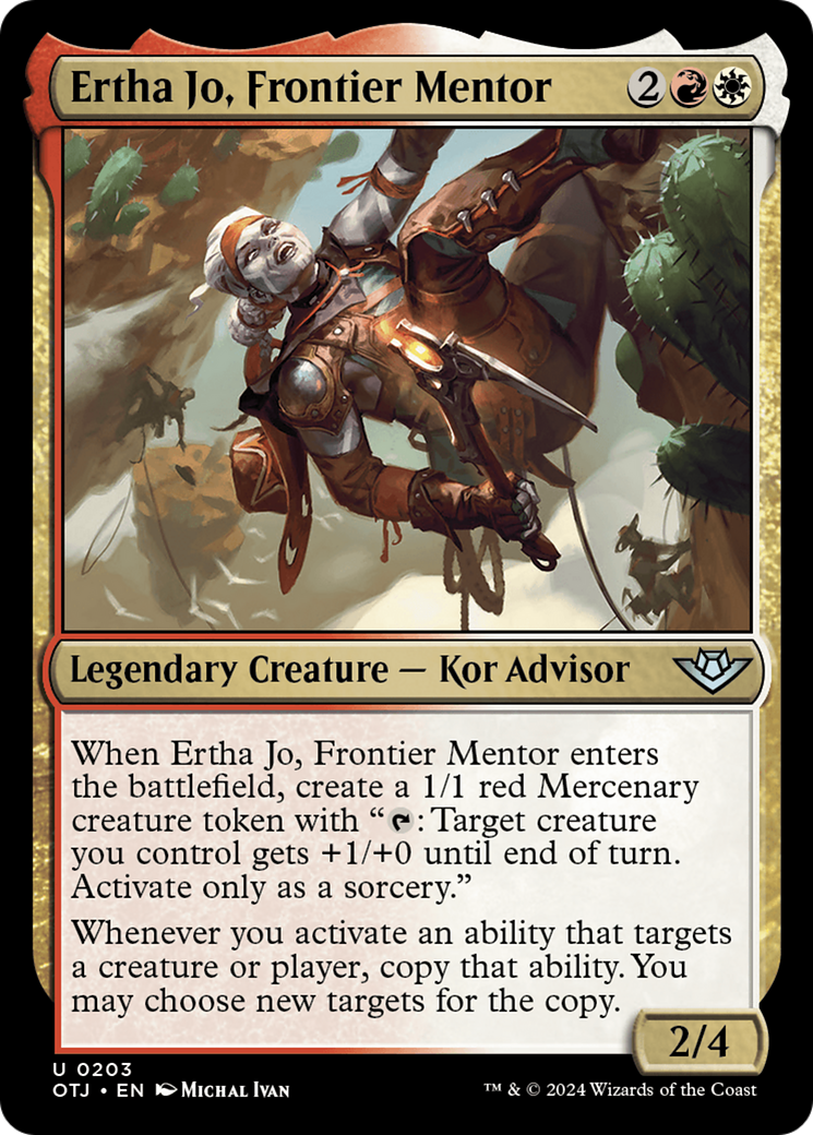 Ertha Jo, Frontier Mentor [Outlaws of Thunder Junction] | Grognard Games