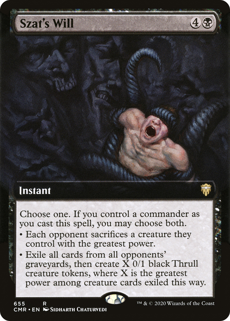 Szat's Will (Extended) [Commander Legends] | Grognard Games