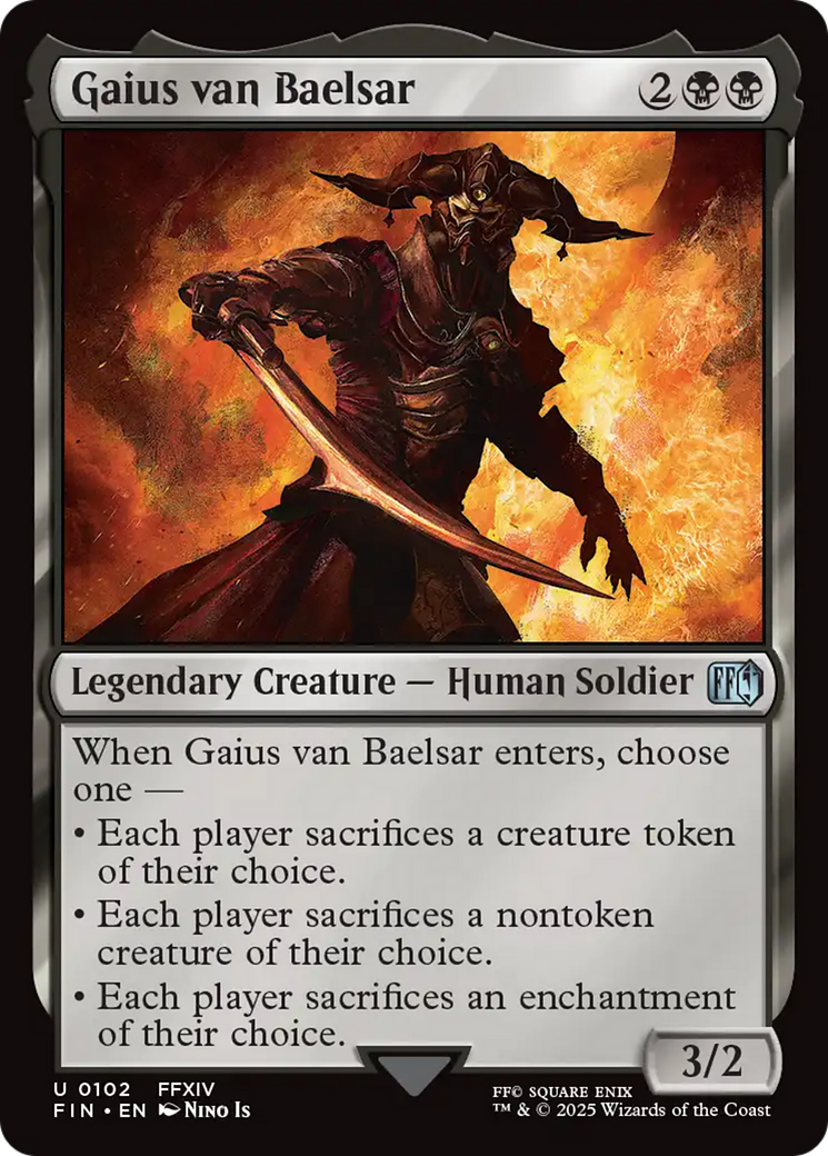 Gaius van Baelsar (FIN-102) - FINAL FANTASY Foil | Grognard Games