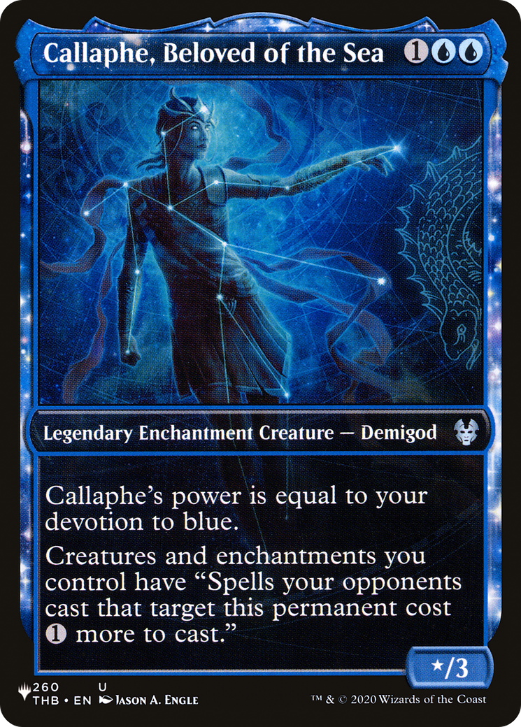 Callaphe, Beloved of the Sea (Showcase) [The List] | Grognard Games