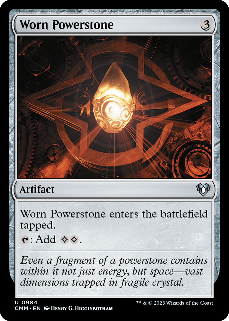 Worn Powerstone [Commander Masters] | Grognard Games