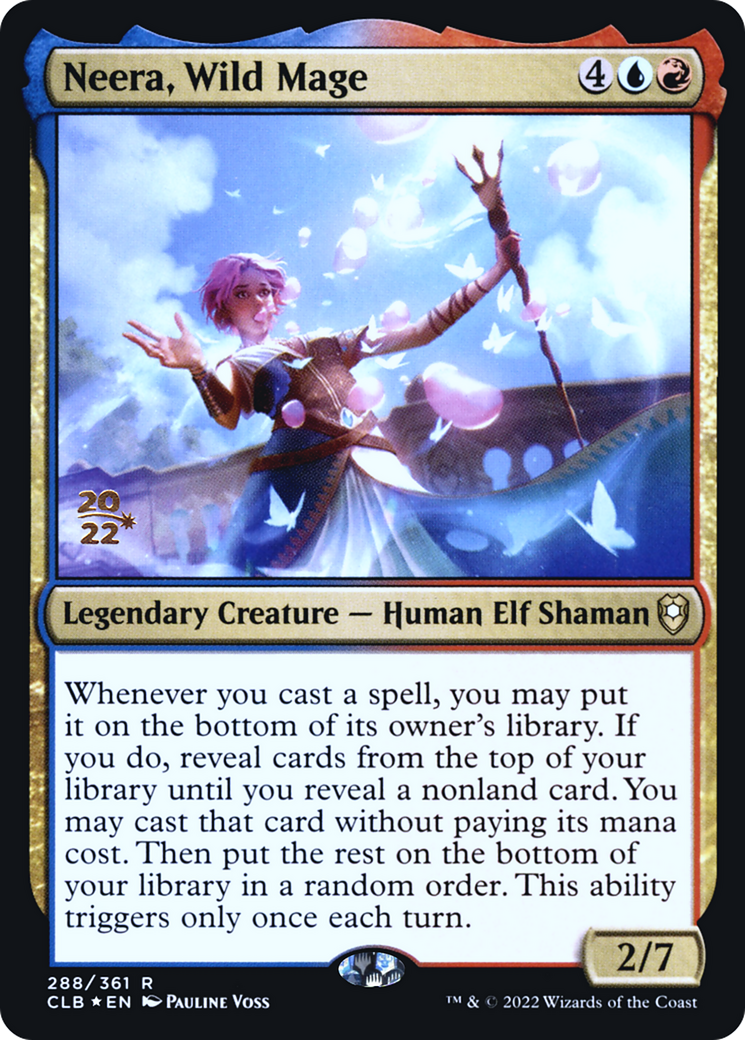 Neera, Wild Mage [Commander Legends: Battle for Baldur's Gate Prerelease Promos] | Grognard Games