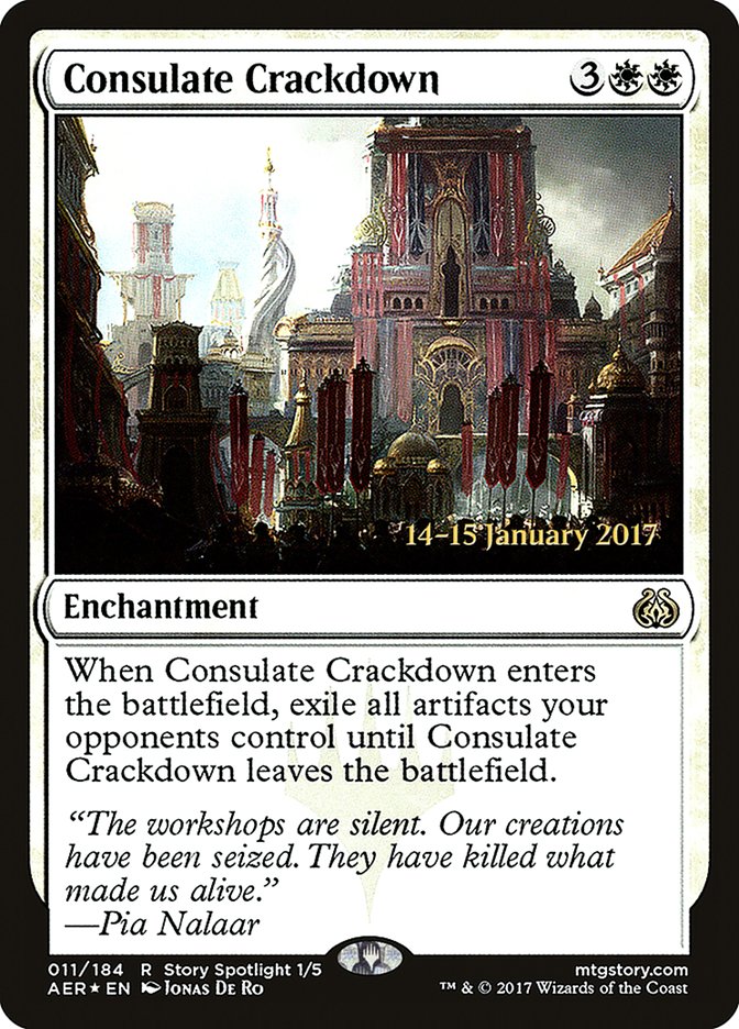 Consulate Crackdown [Aether Revolt Prerelease Promos] | Grognard Games