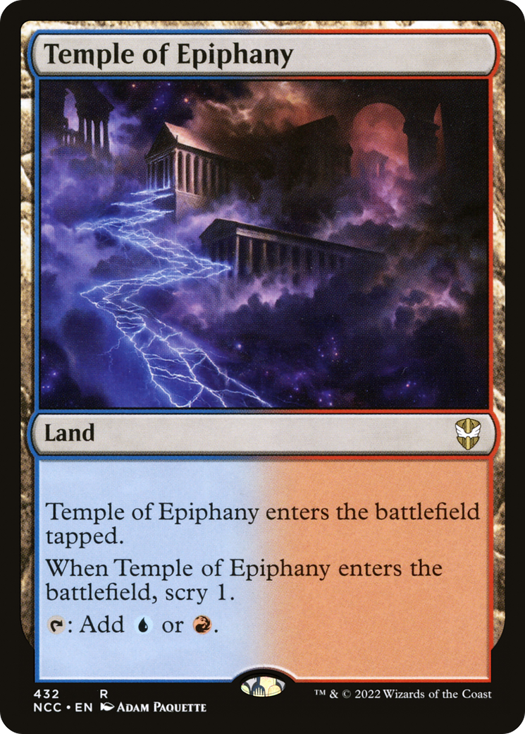 Temple of Epiphany [Streets of New Capenna Commander] | Grognard Games