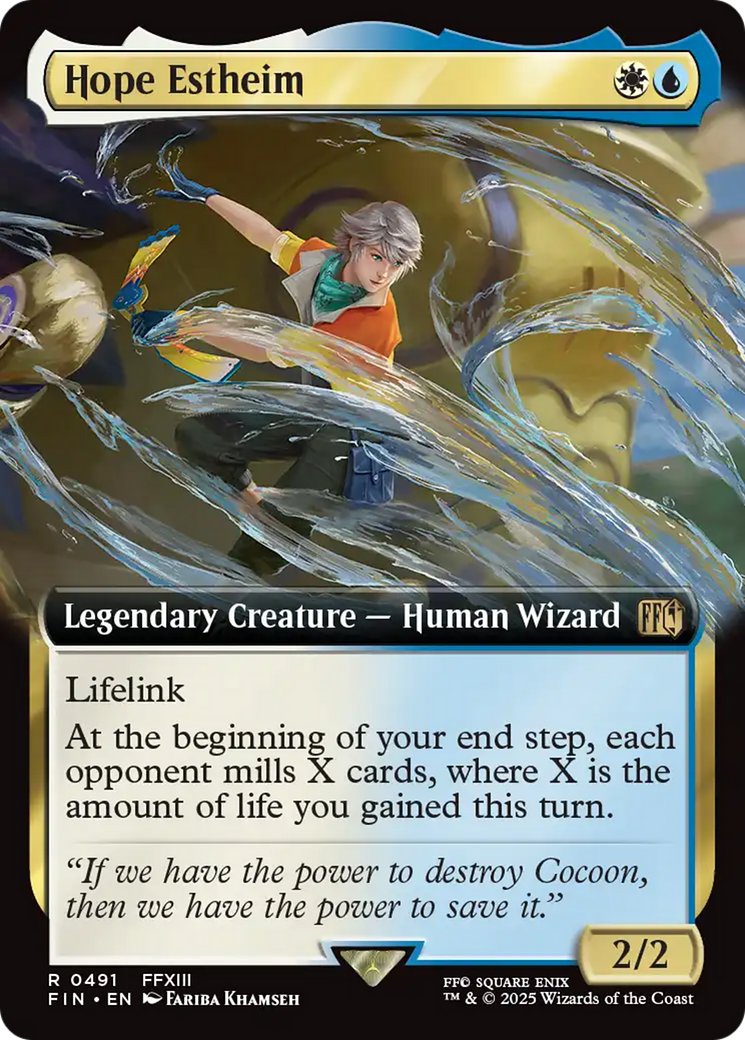 Hope Estheim (FIN-491) - FINAL FANTASY: (Extended Art) Foil | Grognard Games