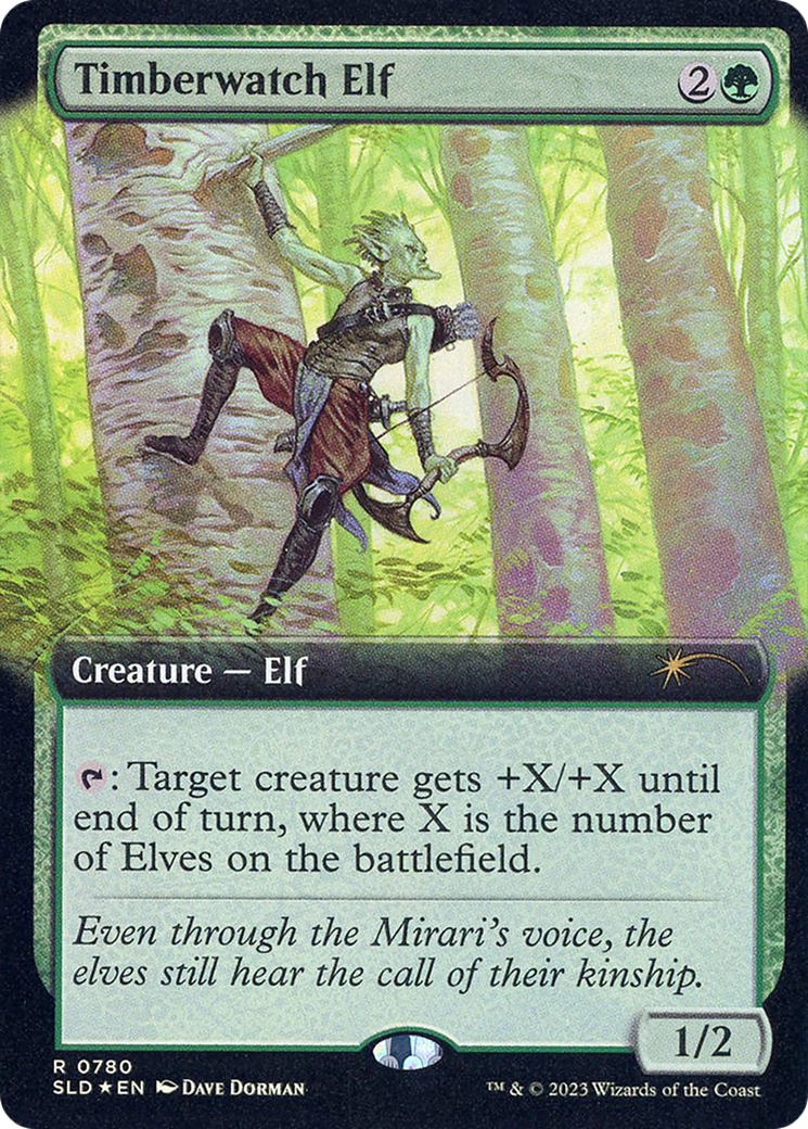 Timberwatch Elf (Extended Art) [Secret Lair Drop Series] | Grognard Games