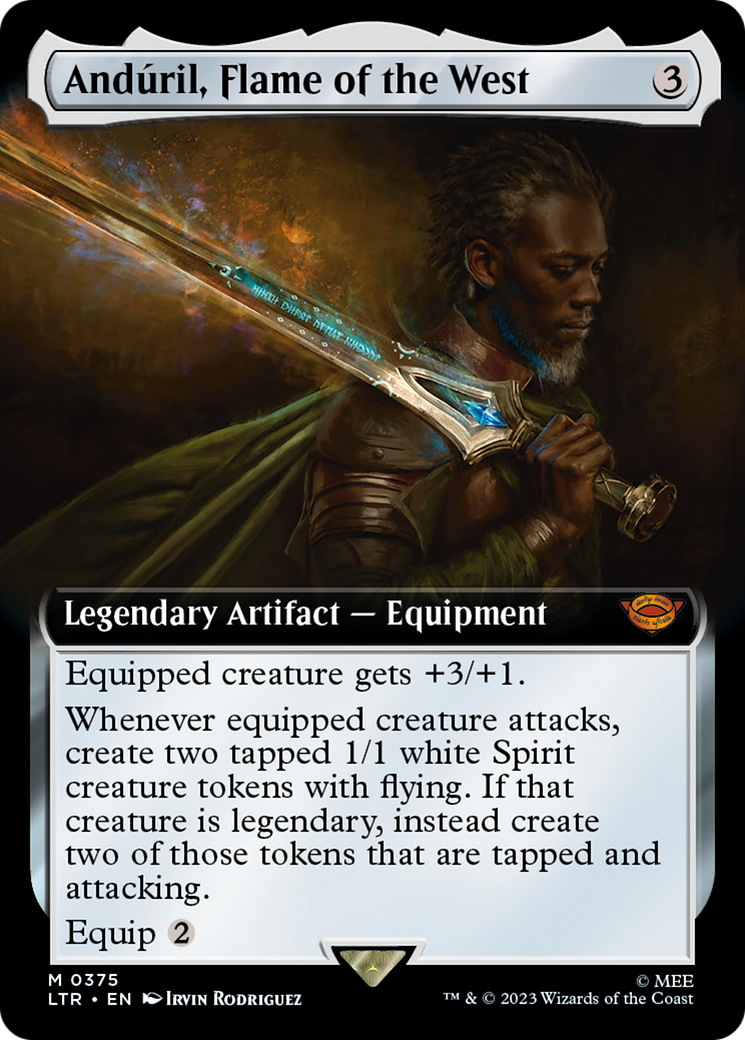 Anduril, Flame of the West (Extended Art) [The Lord of the Rings: Tales of Middle-Earth] | Grognard Games