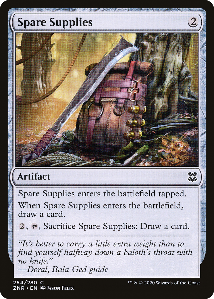 Spare Supplies [Zendikar Rising] | Grognard Games