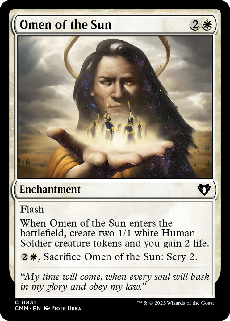 Omen of the Sun [Commander Masters] | Grognard Games