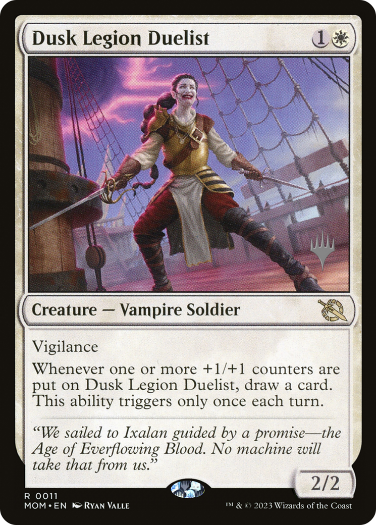 Dusk Legion Duelist (Promo Pack) [March of the Machine Promos] | Grognard Games