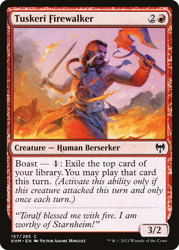 Tuskeri Firewalker [Kaldheim] | Grognard Games