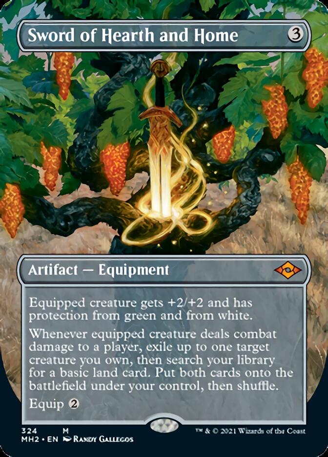 Sword of Hearth and Home (Borderless Alternate Art) [Modern Horizons 2] | Grognard Games