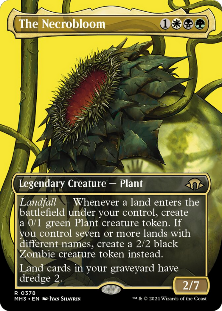 The Necrobloom (Borderless) [Modern Horizons 3] | Grognard Games