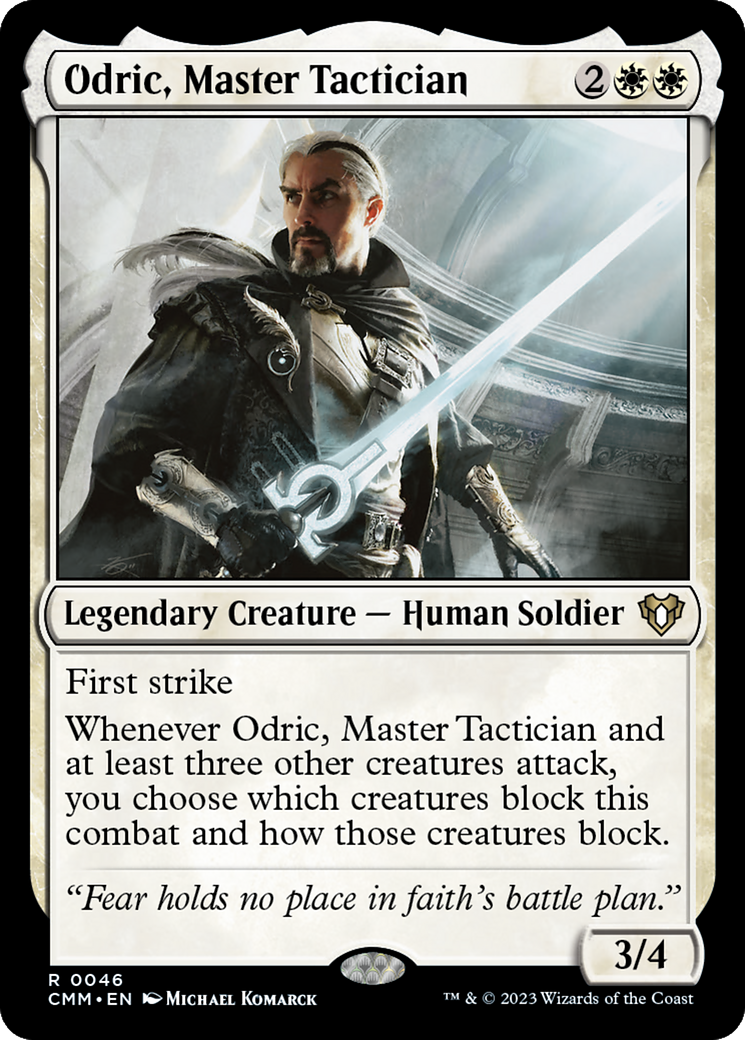 Odric, Master Tactician [Commander Masters] | Grognard Games