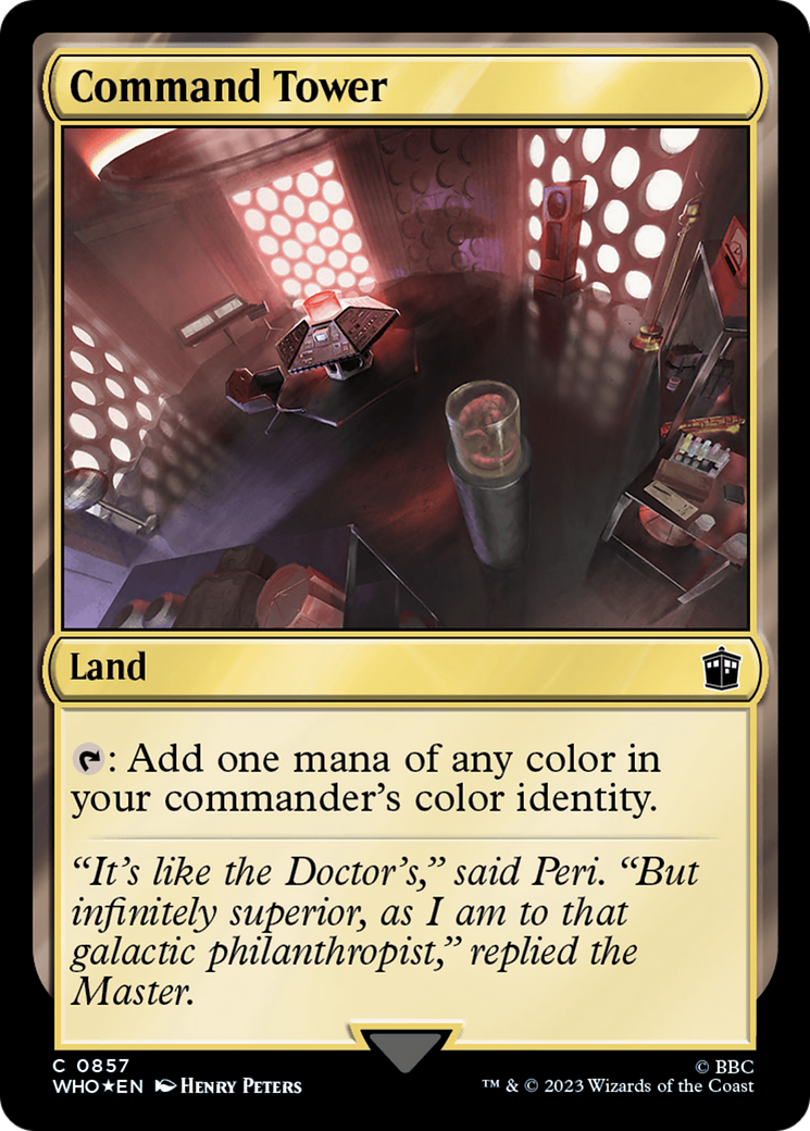 Command Tower (0857) (Surge Foil) [Doctor Who] | Grognard Games