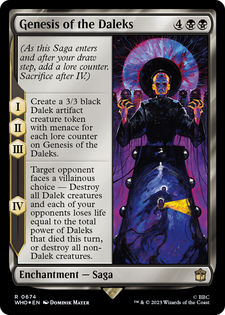Genesis of the Daleks (Surge Foil) [Doctor Who] | Grognard Games