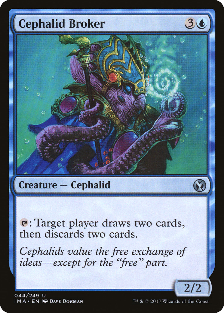 Cephalid Broker [Iconic Masters] | Grognard Games