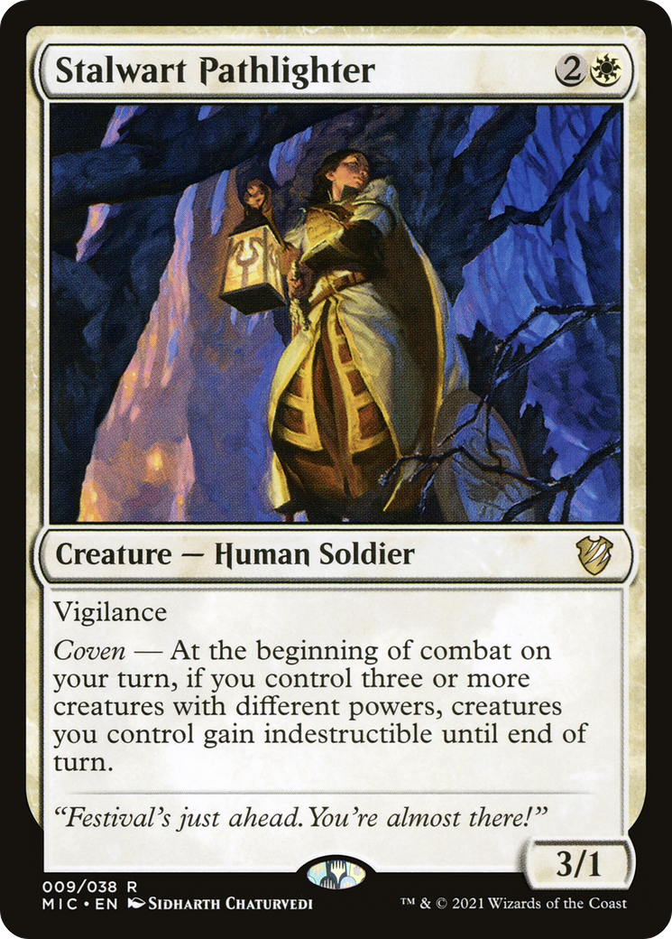 Stalwart Pathlighter [Innistrad: Midnight Hunt Commander] | Grognard Games