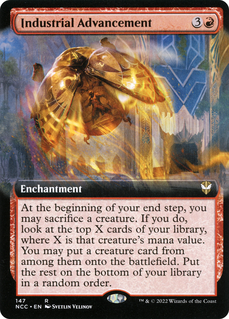 Industrial Advancement (Extended Art) [Streets of New Capenna Commander] | Grognard Games