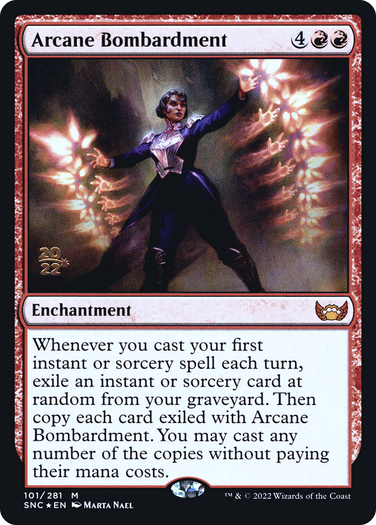 Arcane Bombardment [Streets of New Capenna Prerelease Promos] | Grognard Games