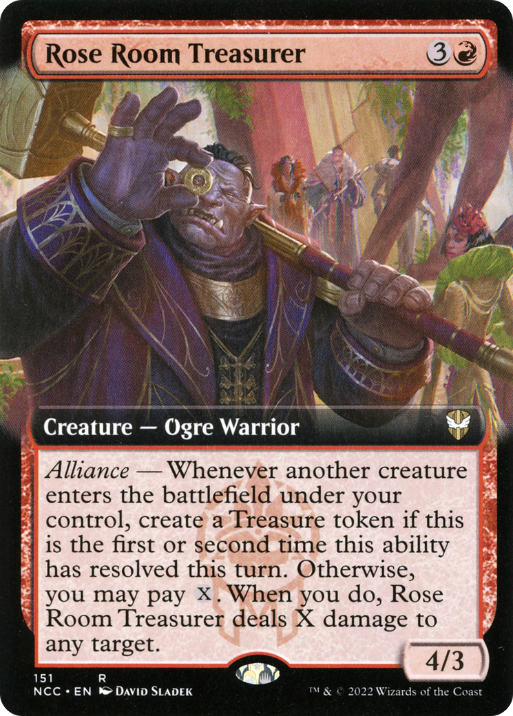 Rose Room Treasurer (Extended Art) [Streets of New Capenna Commander] | Grognard Games