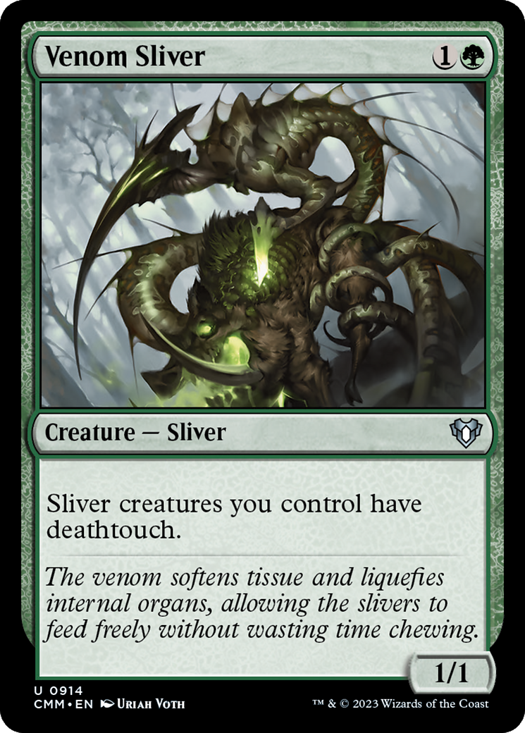 Venom Sliver [Commander Masters] | Grognard Games