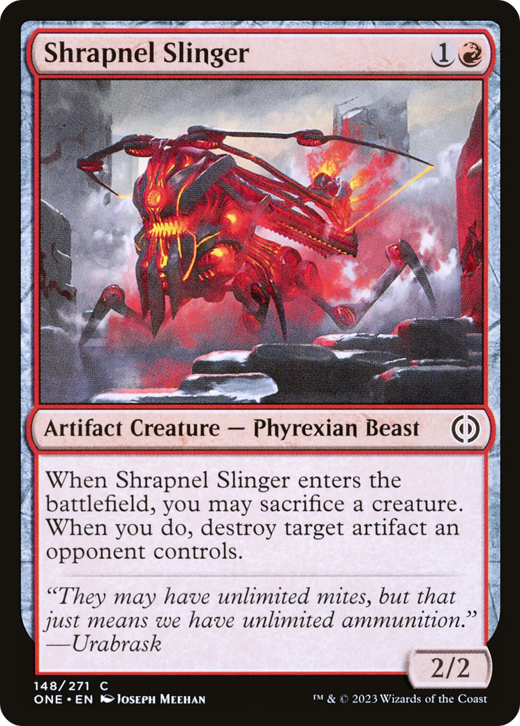 Shrapnel Slinger [Phyrexia: All Will Be One] | Grognard Games