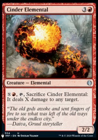 Cinder Elemental [The List] | Grognard Games