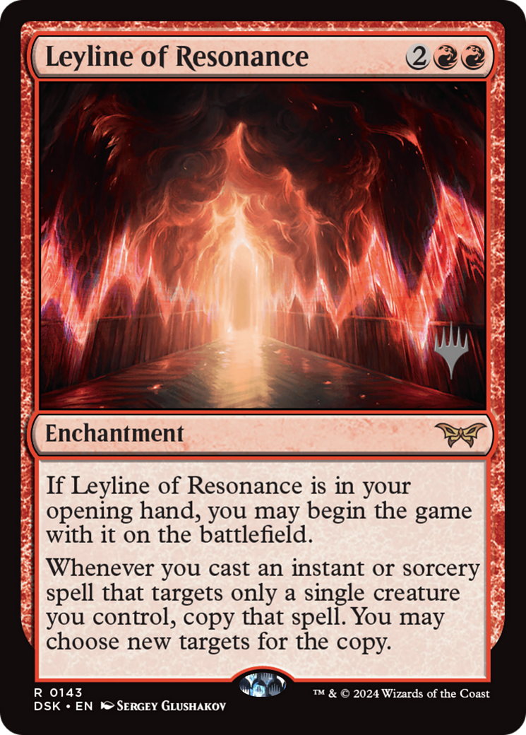 Leyline of Resonance (Promo Pack) [Duskmourn: House of Horror Promos] | Grognard Games