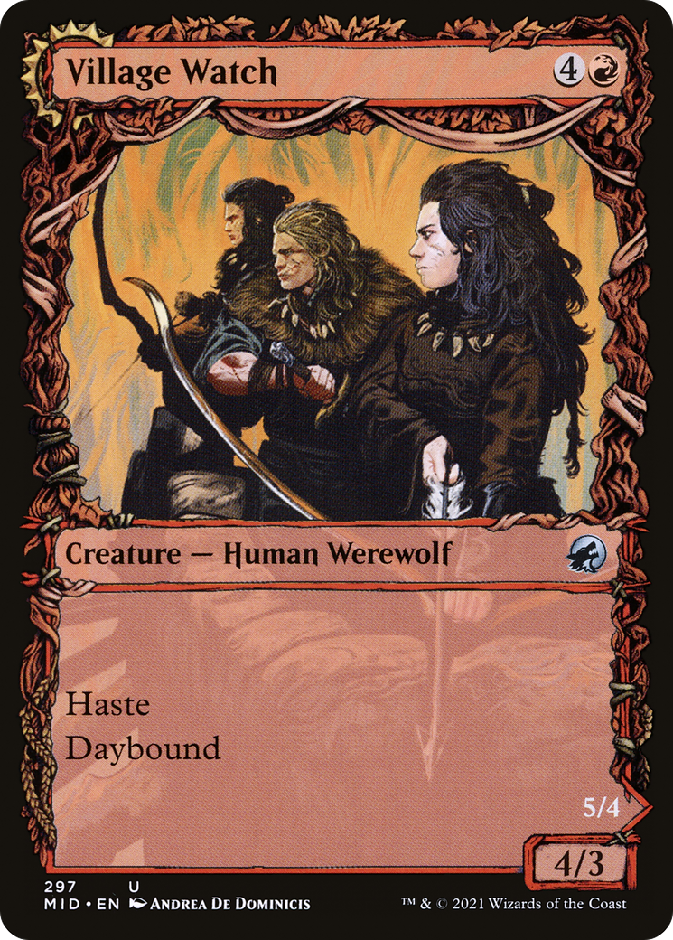 Village Watch // Village Reavers (Showcase Equinox) [Innistrad: Midnight Hunt] | Grognard Games
