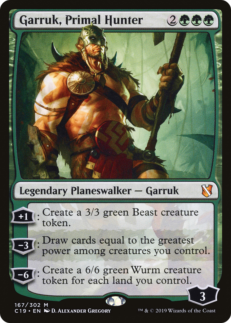 Garruk, Primal Hunter [Commander 2019] | Grognard Games