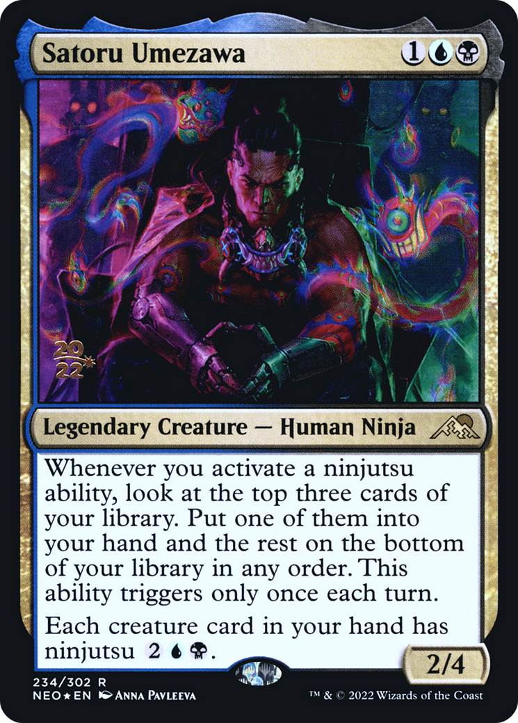 Satoru Umezawa [Kamigawa: Neon Dynasty Prerelease Promos] | Grognard Games