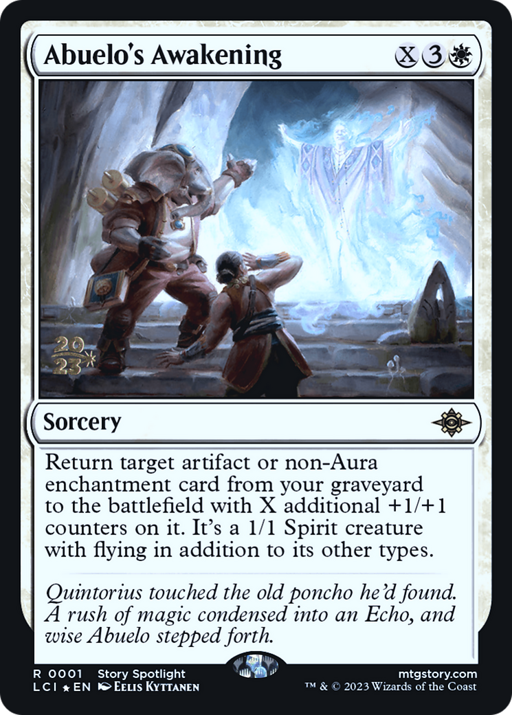 Abuelo's Awakening [The Lost Caverns of Ixalan Prerelease Cards] | Grognard Games